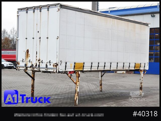 Змінний кузов із платформою та тентом KRONE Wechselbrücke 7,45 Multilock, neutral