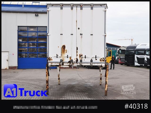 Змінний кузов із платформою та тентом KRONE Wechselbrücke 7,45 Multilock, neutral