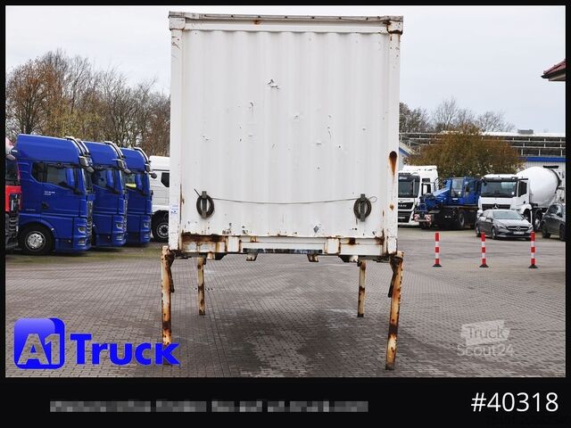 Змінний кузов із платформою та тентом KRONE Wechselbrücke 7,45 Multilock, neutral