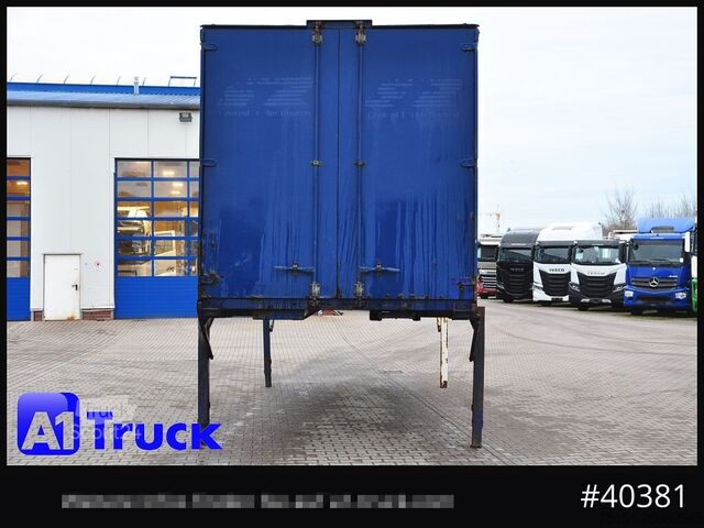 Змінний кузов із платформою та тентом KRONE Wechselbrücke 7,45 neue Plane, Bordwand