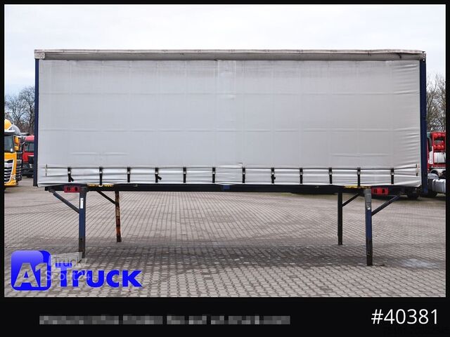 Змінний кузов із платформою та тентом KRONE Wechselbrücke 7,45 neue Plane, Bordwand