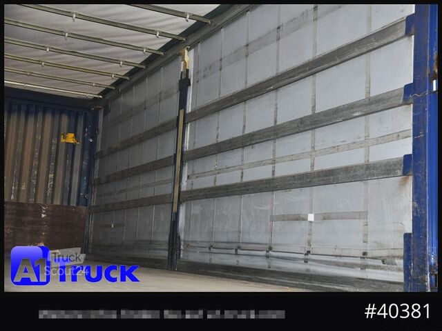 Змінний кузов із платформою та тентом KRONE Wechselbrücke 7,45 neue Plane, Bordwand