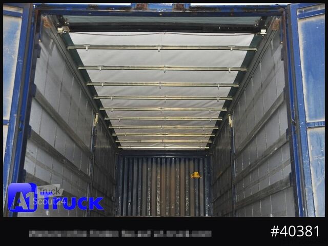 Змінний кузов із платформою та тентом KRONE Wechselbrücke 7,45 neue Plane, Bordwand