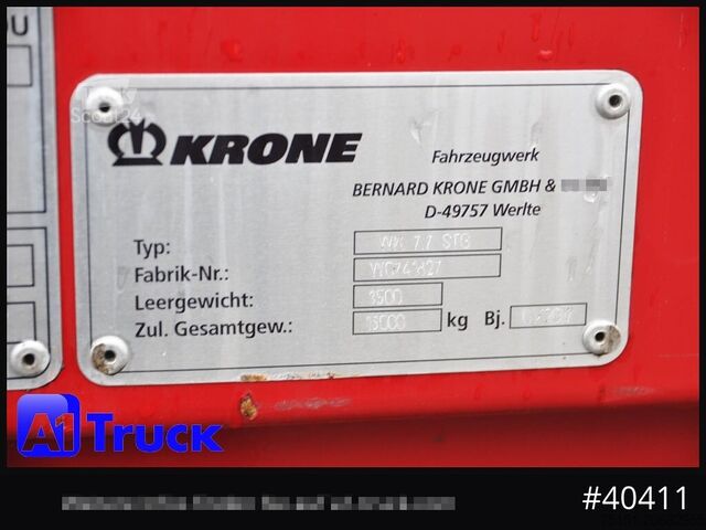 Змінний кузов з коробчастою конструкцією KRONE BDF 7,82 Wechselbrücke, 2680mm Innenhöhe.