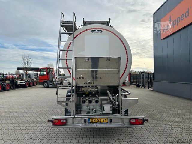 Cisterna s potravinami Van Hool FOOD / 39.000L / 3-COMP / INOX / NL-trailer / A...