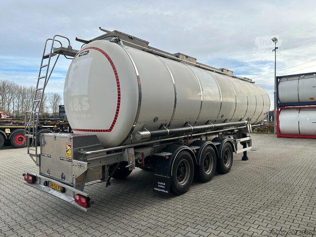 Cisterna s potravinami Van Hool FOOD / 39.000L / 3-COMP / INOX / NL-trailer / A...