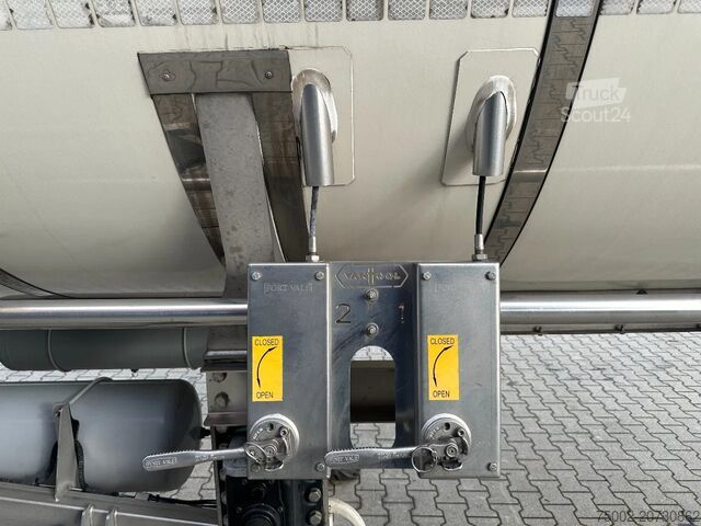 Voedseltanker Van Hool FOOD / 39.000L / 3-COMP / INOX / NL-trailer