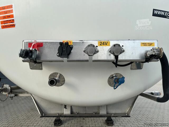 Voedseltanker Van Hool FOOD / 39.000L / 3-COMP / INOX / NL-trailer
