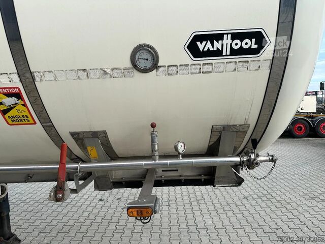 Voedseltanker Van Hool FOOD / 39.000L / 3-COMP / INOX / NL-trailer