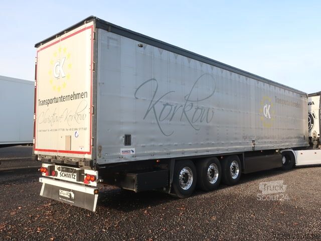 Open semitrailer with tarp Schmitz Cargobull SCS 24 Speed Curtain Alcoa Getränke