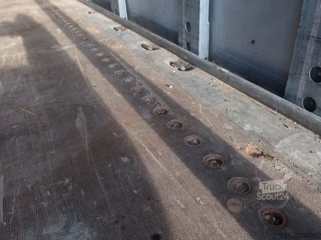 Open semitrailer with tarp Schmitz Cargobull SCS 24 Speed Curtain Alcoa Getränke