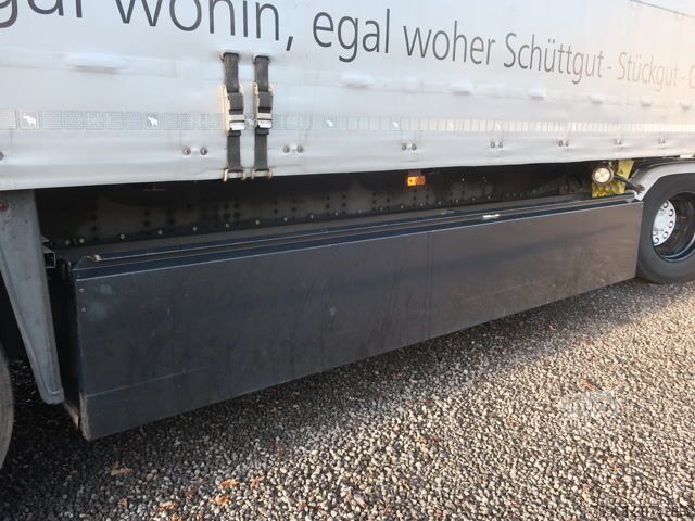 Open semitrailer with tarp Schmitz Cargobull SCS 24 Speed Curtain Alcoa Getränke
