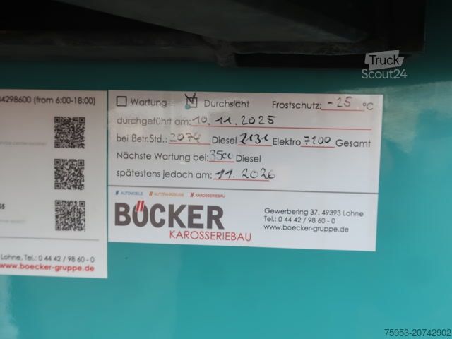 Reefer semitrailer Schmitz Cargobull SKO 24/L-13.4 FP 60 Carrier Vector 1550