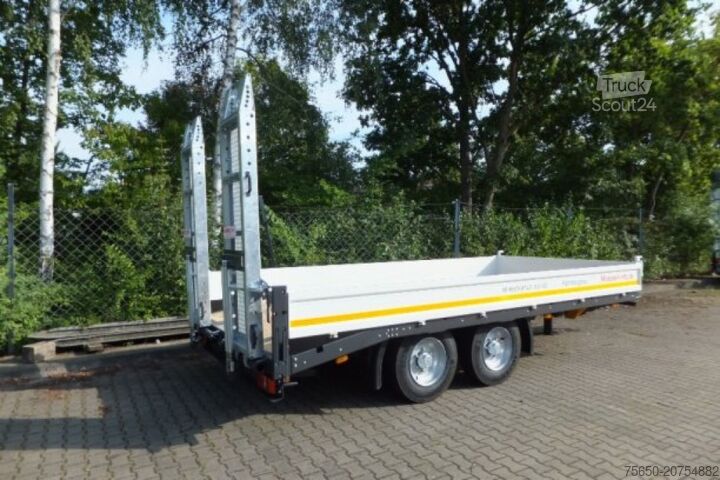 Naczepa niskopodwoziowa Möslein TTT 11- 5,2 Weiß Neuer Tandemtieflader