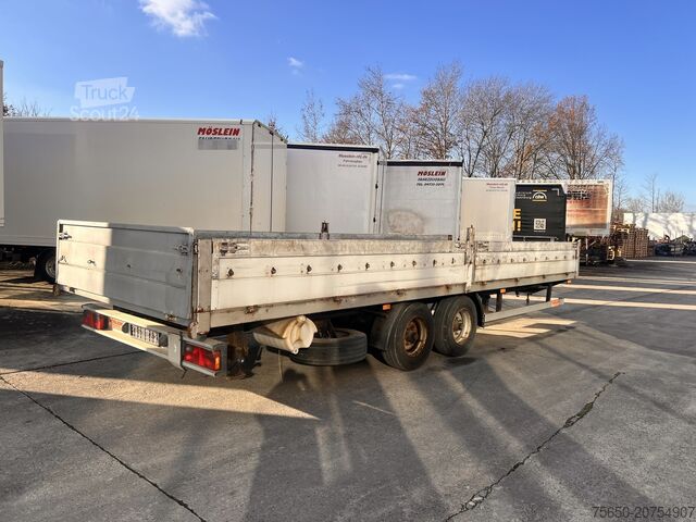 Anhänger mit Pritsche & Plane Tang, Karl ZP105 Tandem Pritschenanhänger