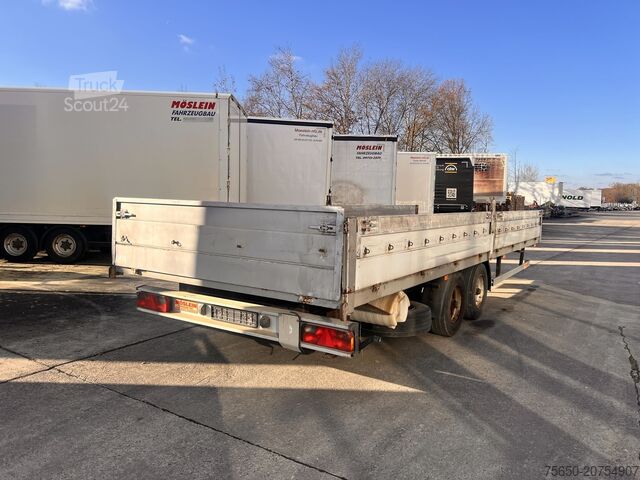 Anhänger mit Pritsche & Plane Tang, Karl ZP105  Tandem Pritschenanhänger