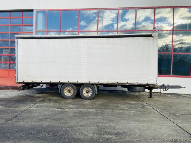 Anhänger mit Pritsche & Plane Obermaier OS2-L105L Tandemplanenanhänger