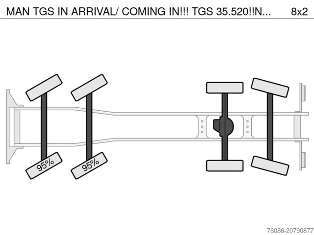 Crane truck MAN TGS IN ARRIVAL/ COMING IN!!! TGS 35.520!!NEW/N...