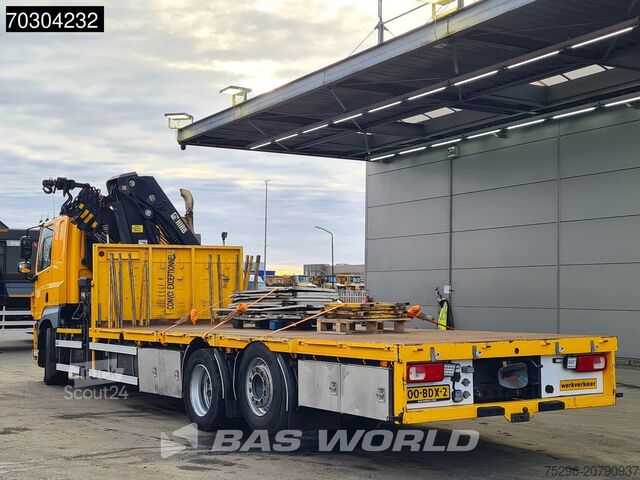 Piattaforma di carico DAF CF 410 CF 6X2 HIAB 244EP-4 HIPRO Crane Kran Lif...