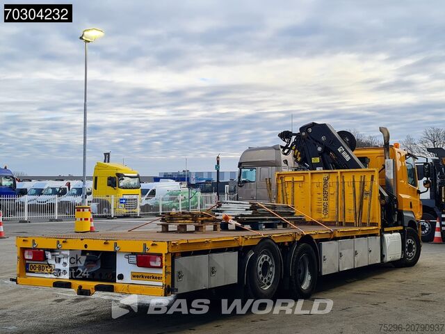 Piattaforma di carico DAF CF 410 CF 6X2 HIAB 244EP-4 HIPRO Crane Kran Lif...