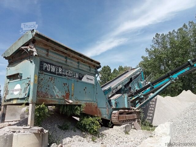 Installation de criblage Powerscreen Chieftain 1700
