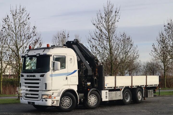 Camion-grue Scania R580 V8 | 8X2*6 | HIAB 422E-5 | JIB | MANUAL | ...