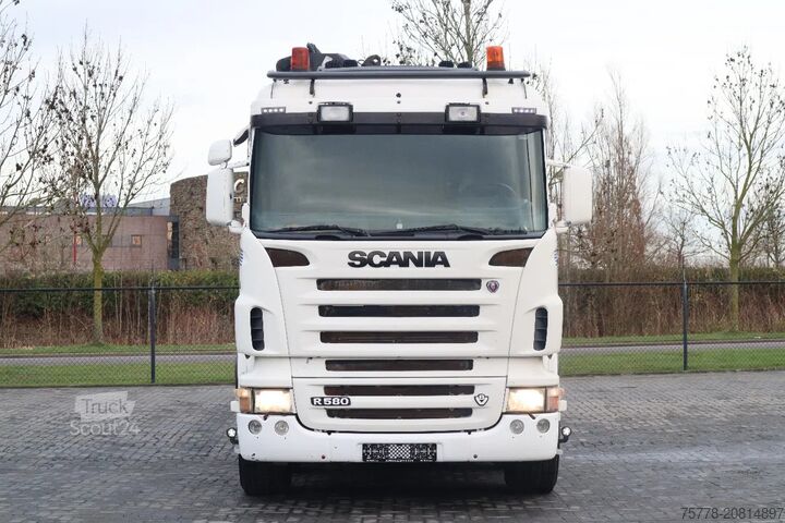 Camion-grue Scania R580 V8 | 8X2*6 | HIAB 422E-5 | JIB | MANUAL | ...