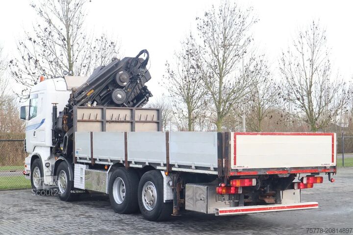 Camion-grue Scania R580 V8 | 8X2*6 | HIAB 422E-5 | JIB | MANUAL | ...