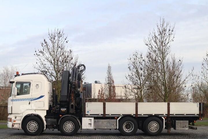 Camion-grue Scania R580 V8 | 8X2*6 | HIAB 422E-5 | JIB | MANUAL | ...