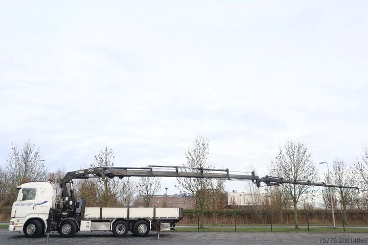 Camion-grue Scania R580 V8 | 8X2*6 | HIAB 422E-5 | JIB | MANUAL | ...