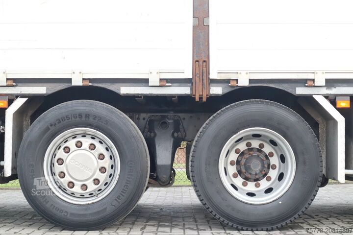 Camion-grue Scania R580 V8 | 8X2*6 | HIAB 422E-5 | JIB | MANUAL | ...