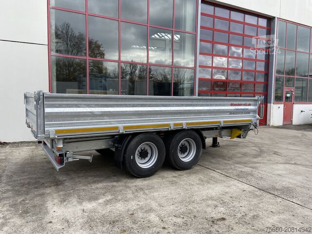 Kiepaanhangwagen Möslein TTD 14 5,70 m 14 t Kipper Tieflader 5,70 m lang, Breite Reifen-- Neufahrzeug --