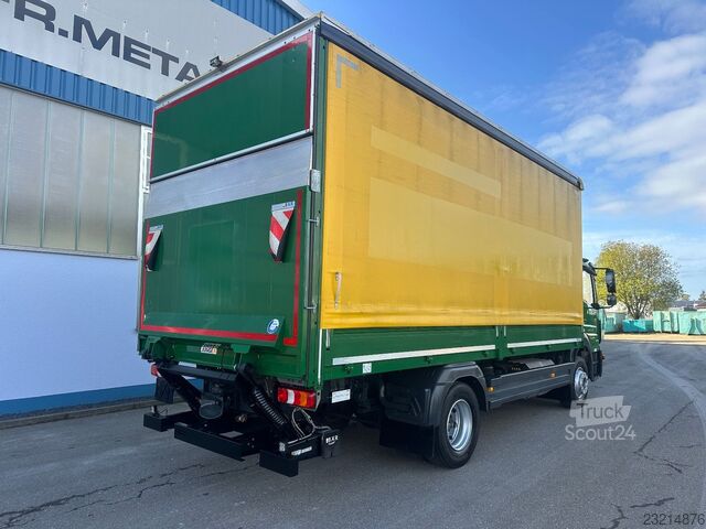 Φορτηγό πλατφόρμα με μουσαμά MERCEDES-BENZ 1530 L Atego3 Schiebeplane  LBW Bär 1,5to