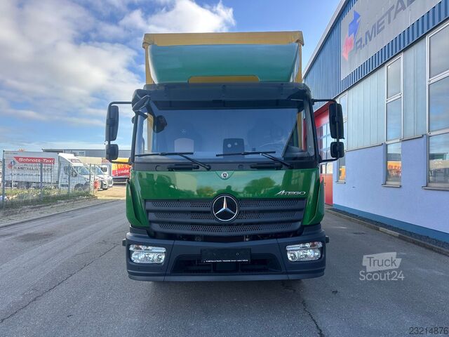 Φορτηγό πλατφόρμα με μουσαμά MERCEDES-BENZ 1530 L Atego3 Schiebeplane  LBW Bär 1,5to