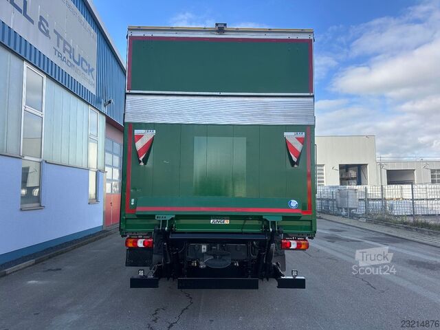 Φορτηγό πλατφόρμα με μουσαμά MERCEDES-BENZ 1530 L Atego3 Schiebeplane  LBW Bär 1,5to