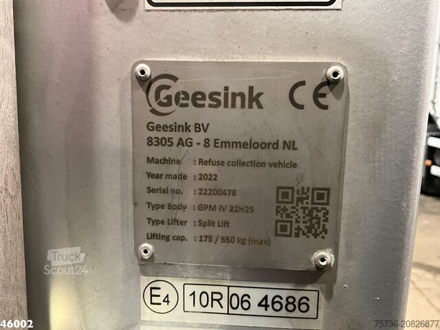 Vozidlo pro svoz odpadu Mercedes-Benz eEconic 300 Geesink 22m³