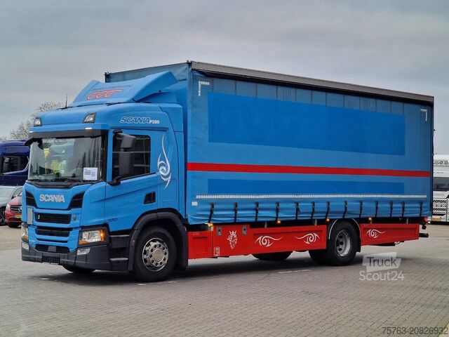 Telone scorrevole Scania P280 4x2 - Taultliner - Loadlift - Full air sus...