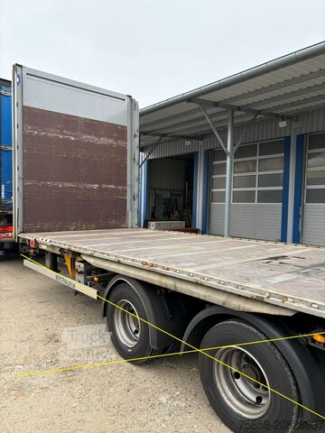 Piattaforma con cassone intercambiabile Krone Jumbo Plattform 7,82 mit Lochleiste