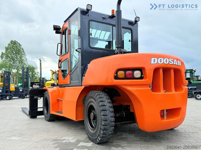 4-wheel forklift DOOSAN 70 / DUPLEX / FORK 2500MM / POSITIONER