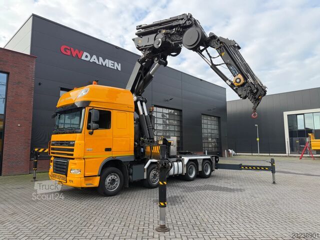 DAF XF 105 510 8x4 avec grue Effer 1355/8S, jib 6S et ralentisseur DAF XF 105 510 8x4 Effer 1355/8S Jib 6S Retarder