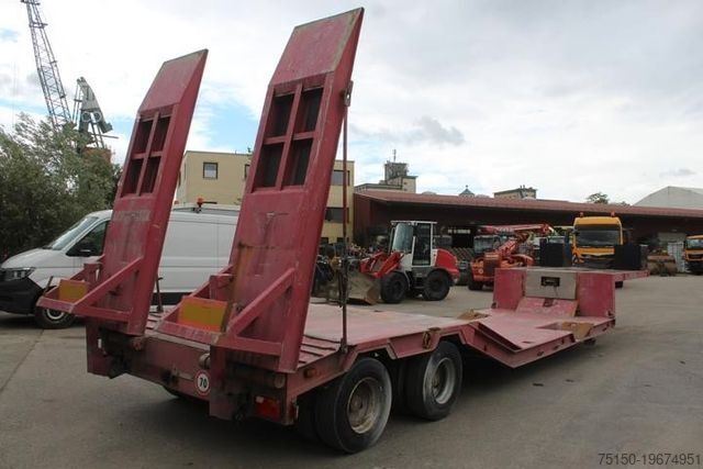 Semiremorcă cu platformă joasă  Gföllner SAL 2/20 TL - TIEFBETT - Nr.: 636