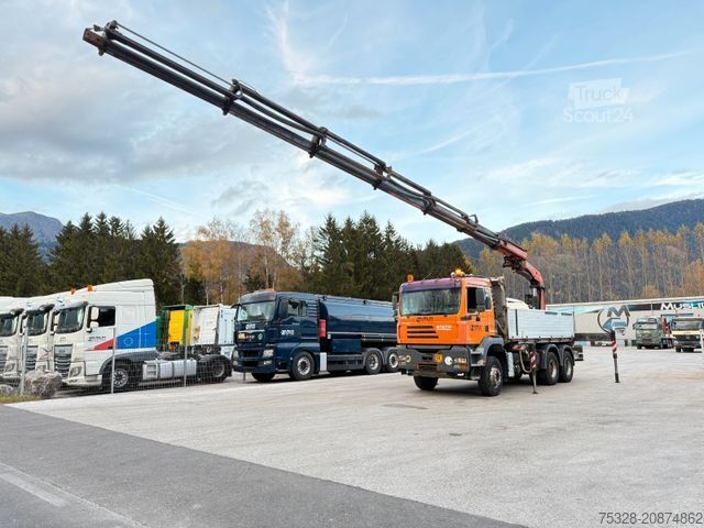 Pašizgāzējs kravas automašīna STEYR 33S46 6X4BB Retarder Kipper Kran PK 29002-6 Seil