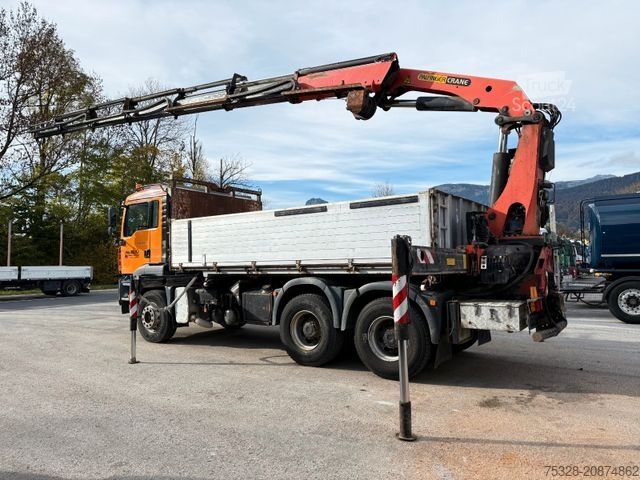 Pašizgāzējs kravas automašīna STEYR 33S46 6X4BB Retarder Kipper Kran PK 29002-6 Seil