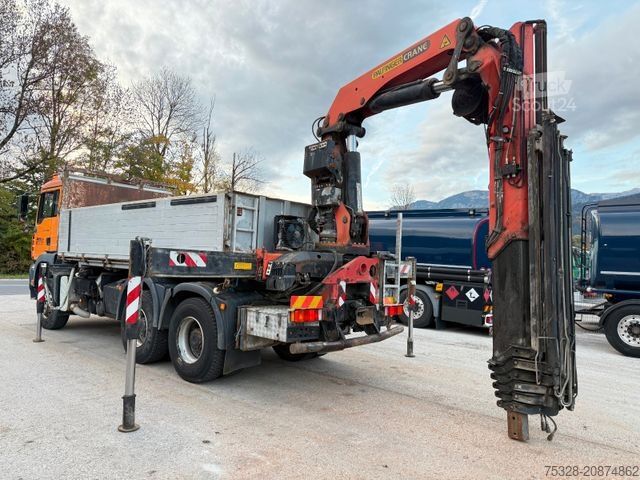 Pašizgāzējs kravas automašīna STEYR 33S46 6X4BB Retarder Kipper Kran PK 29002-6 Seil