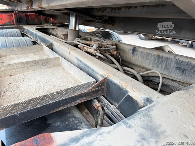 Pašizgāzējs kravas automašīna STEYR 33S46 6X4BB Retarder Kipper Kran PK 29002-6 Seil