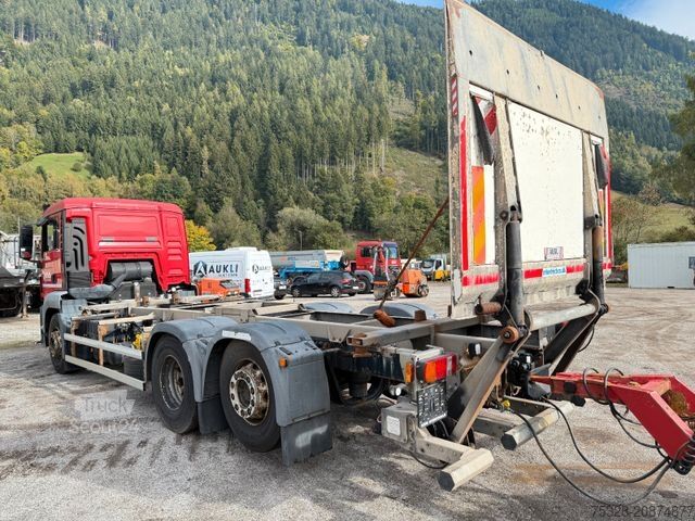 Camion porte-caisses amovibles MAN TGS 26.440 6X2 Lift WAB Hebebbühne