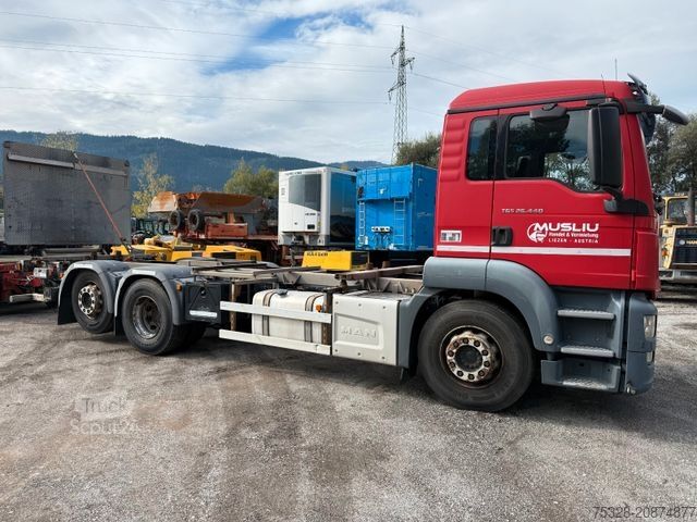 Camion con cassone intercambiabile MAN TGS 26.440 6X2 Lift WAB Hebebbühne