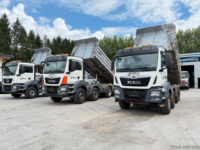 Autocarro ribaltabile MAN 2 Stück TGS 35.460 8x4 BB Retarder Meiller Stahl