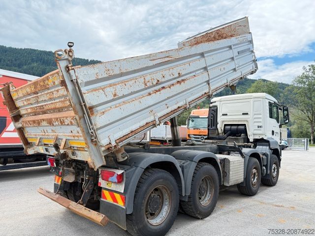 Autocarro ribaltabile MAN 2 Stück TGS 35.460 8x4 BB Retarder Meiller Stahl