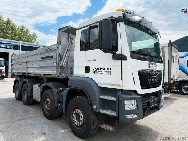 Autocarro ribaltabile MAN 2 Stück TGS 35.460 8x4 BB Retarder Meiller Stahl